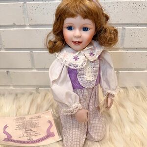 Cindy’s Playhouse Pals “Shelly” Porcelain Doll Limited Edition w/ COA